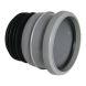 FloPlast Universal Adaptor - Ring Seal Soil PVC Pipe to Cast Iron Or Clay Drainage - Grey