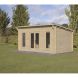 Elmley Log Cabin - 24kg Polyester Felt Plus Underlay Double Glazed - 5000mm x 3000mm