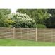 Pressure Treated Contemporary Slatted Fence Panel - 1800mm x 1200mm