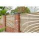 Pressure Treated Contemporary Double Slatted Fence Panel - 1800mm x 900mm