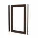 Durapost Aluminium Gate Frame - 1188mm x 1770mm Sepia Brown