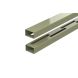 Durapost Vento Vertical Composite Fencing Rail - Up To 900mm Natural - Pack of 2