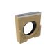 Channel Drainage Polymer Concrete End Cap Outlet for Female End