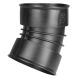 Twinwall Drainage Bend - 11.25 Degree x 225mm Black