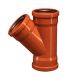Drainage Junction Triple Socket - 45 Degree x 110mm